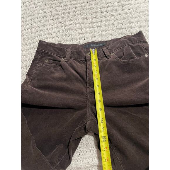 Calvin Klein Corduroy Pants Boot Cut Mid Rise Womens Sz 10 aka 32 WF39B170 Brown - Picture 5 of 12